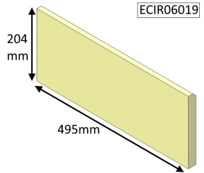 ECIR06019 Parkray Upper Rear Brick  |  Aspect 6 (NON Eco)